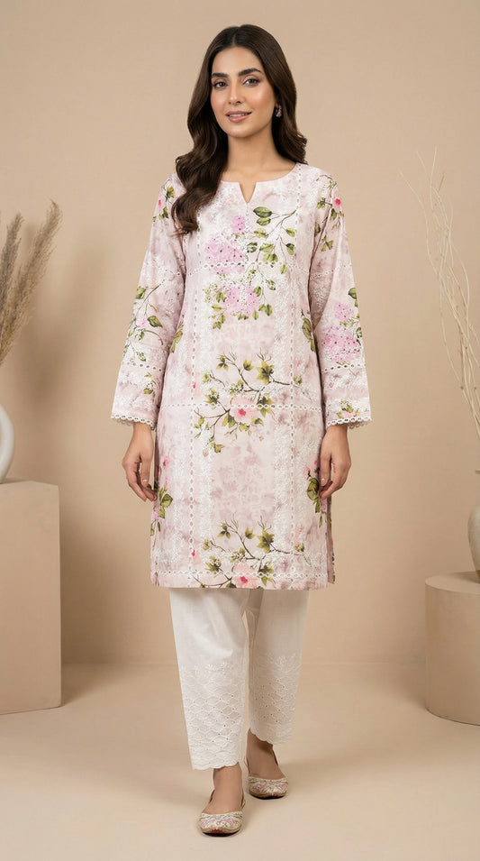 CHIKENKARI BAHAR |CHIKENKARI LAWN 2PC UNSTICHED