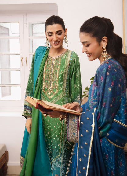 Farah Talib Aziz | Digital Print Embroidered Lawn With Embroidered Dupatta | 3Pc Unstiched