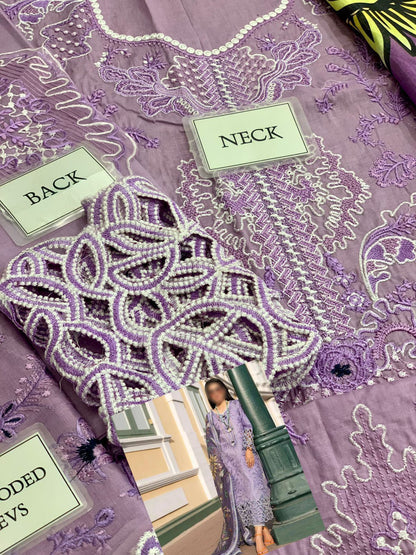 MUSHQ CHIKENKARI PURPLE EDITION EDITION |3PC UNSTICHED