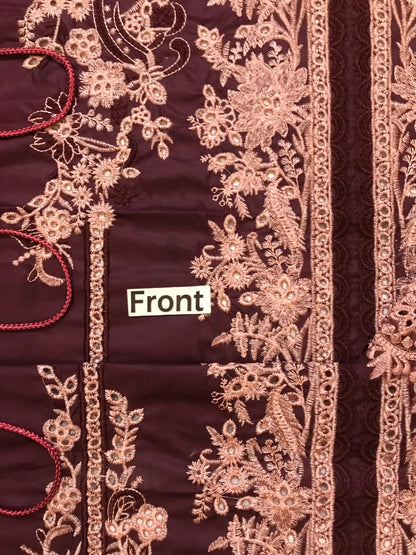 JADE CHIKENKARI BY HANIA AMIR |3PEC UNsTICHED