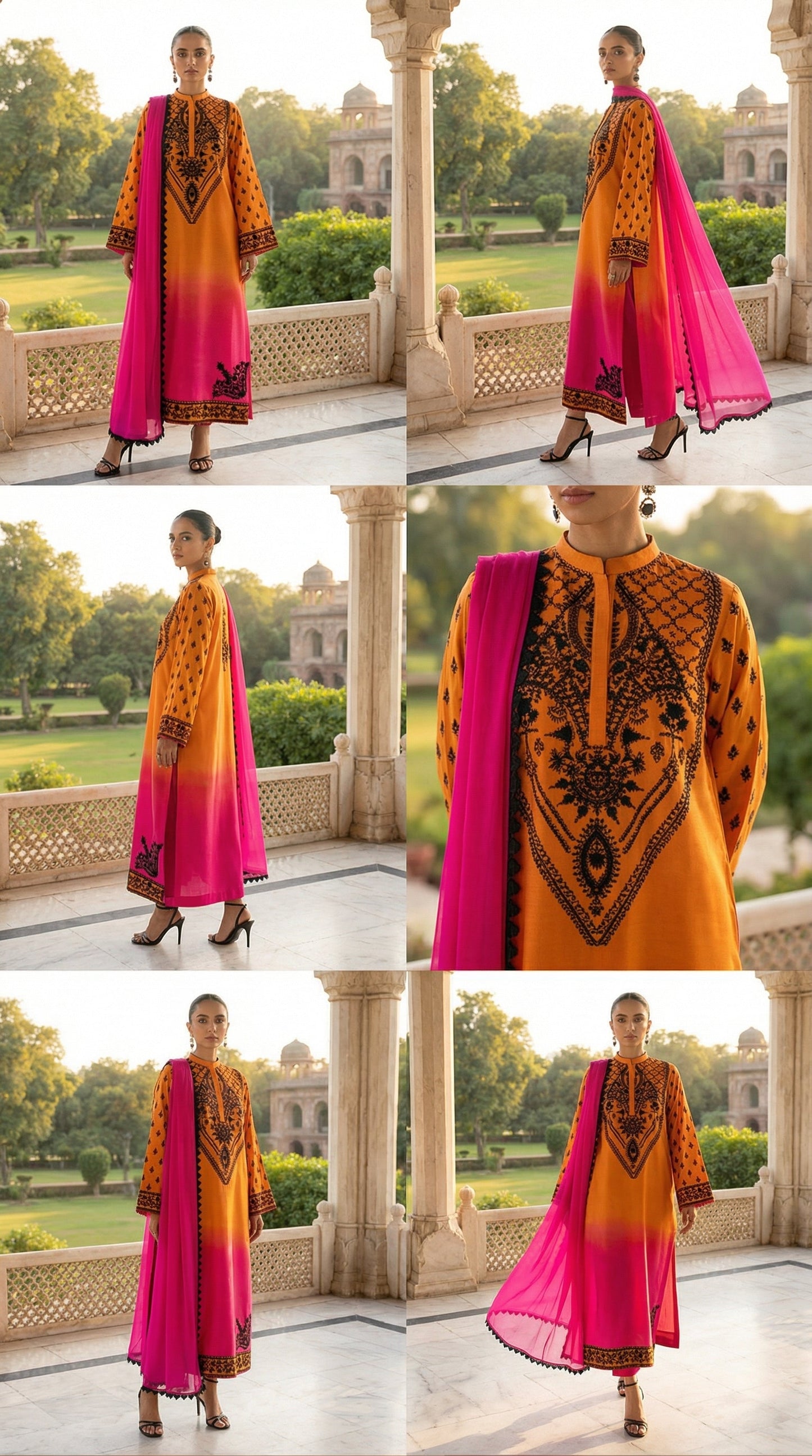 Luxury Silk Dress | 3pec Unstiched