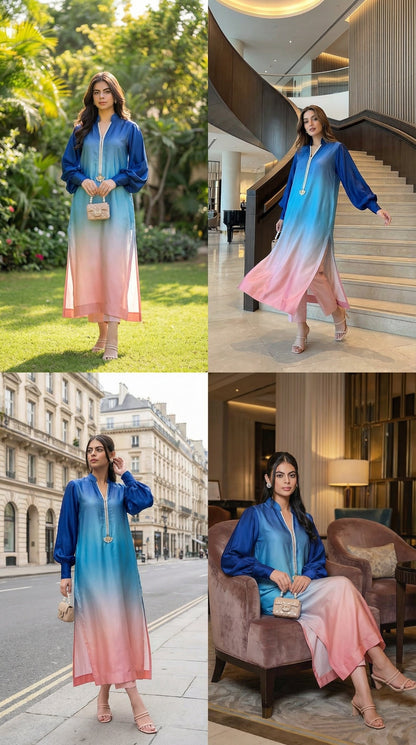 Luxury Silk Dress | 3pec Unstiched