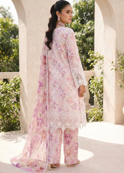 MOTIFZ MULTI FLORAL| LAWN  WITH CHIFFON DUPATTA  |3PC UNSTICHED