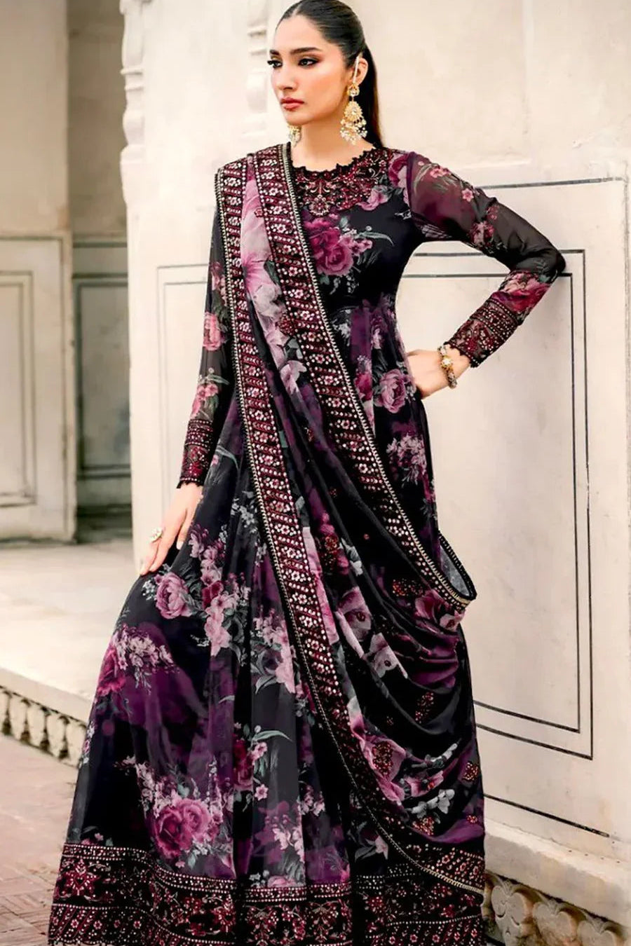 Iznik Luxury Silk  | 3pec Unstiched
