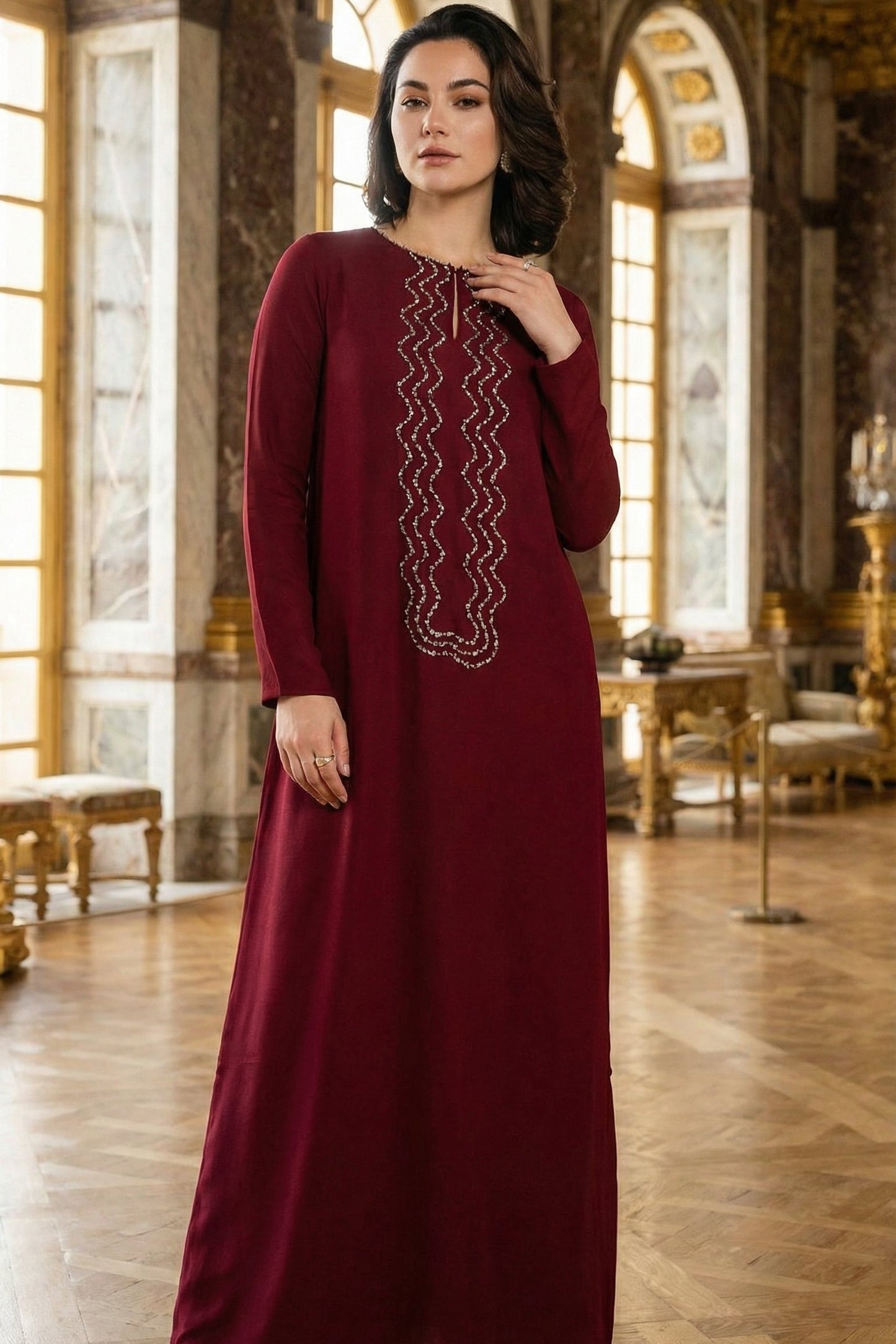 LULUSAR SILK WITH NET DUPATTA  |3PIECE UNSTICHED