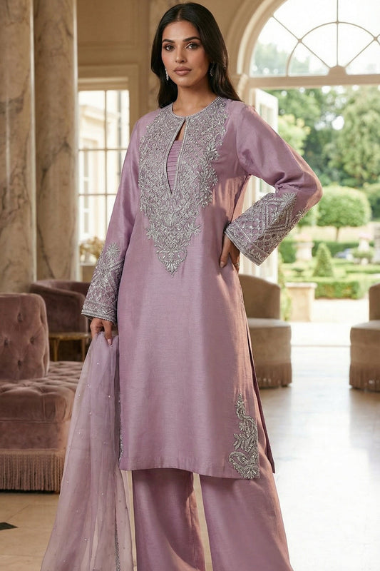 AYESHA HOOR SILK WEDDING WITH ORGENZA  DUPATTA |3PIECE UNSTICHED