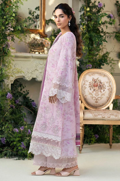 MOTIFZ FLORAL ICE | LAWN  WITH CHIFFON DUPATTA  |3PC UNSTICHED