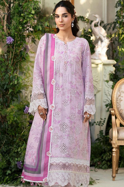 MOTIFZ FLORAL ICE | LAWN  WITH CHIFFON DUPATTA  |3PC UNSTICHED