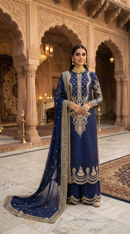Maya By Afrozeh velvet (9000) | 3 Pec Unstiched