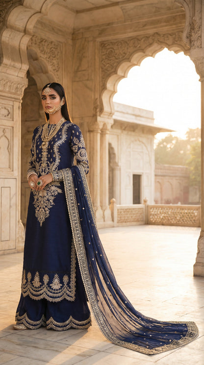 Maya By Afrozeh velvet (9000) | 3 Pec Unstiched